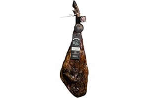 7 BELLOTAS Prosciutto crudo 7B PREMIUM 50% Iberico Pata Negra | Prosciutto Spagnolo JAMON on 36 mesi Realizzato 100% Naturale (Pezzo intero + 7 Kg.)