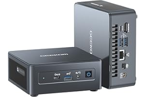 GEEKOM NUCBOX GEEKOM Mini PC Mini IT11, 11th Intel Core i7-11390H (4C/8T, up to 5.0GHz) NUC 11, 32GB DDR4 RAM 1TB M.2 SSD, Windows 11 Mini PC, Support 8K UHD/USB4.0/WiFi 6/BT5.2, Home&Office Mini Desktop Computers