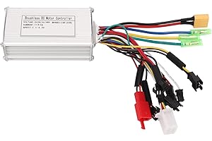 BuyWeek Controller Motore Brushless Bici Elettrica, 24V 36V 48V 17A Centralina Bici Elettrica a 3 modalità Controller Sinusoidale Compatibilità con Comunicazione Modello 2