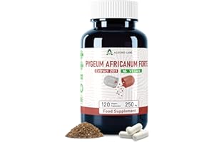 Alzuro Labs Pygeum Africanum Forte | 5,000mg Equivalent (250mg 20:1 Extract) | 120 Vegan Capsules | 13% Phytosterols | High-Strength Prostate & Urinary Health Support | 3rd Party Lab Tested | GMP