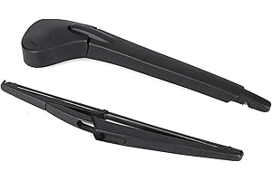 HLYJOON Essuie-glace arrière bras arrière essuie-glace voiture véhicule bras d'essuie-glace arrière bras et lame de rechange pour Grand Scenic MK II 2007 2008 2009 2010 2011 2012 2013 otuayauto essuie glace