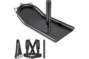 Kipika Gewichtsschlitten, Fitness-Schlitten, Fitness-Krafttrainingsschlitten, Schnelligkeits-Trainingsschlitten-geeignet für 2,5 cm und 5,1 cm Hantelscheiben