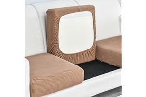 AYouge Funda de cojín de Asiento de sofá - Funda de cojín de Asiento elástico - Funda de sofá a Cuadros de Tela elástica de Tela Antideslizante