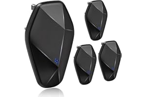 YALISITE Ultrasonic Pest Repeller,Mouse Repeller Plug-In,Effective Control Of Indoor Mice, Cockroaches, Ants, Flies, Mosquitoes, And Rodents, Safe For Pets And Human (4, Black)