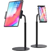 Hobimtek HT-45 Metal Cep Telefonu ve Tablet Standı D&ouml;ner Başlıklı 360 Derece D&ouml;ner 4,7-10,5 inch Uyumlu