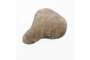 ‎REISSNER LAMMFELLE Reissner Lammfelle Fahrradsattel Bezug Fahrradsattelüberzug Lammfell mit Webpelzkranz FSB-C