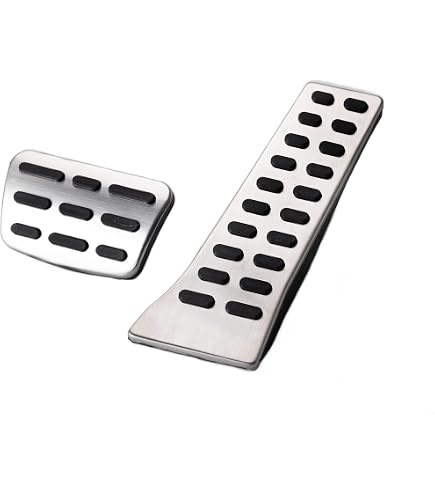 2X Poggiapiedi In Acciaio Poggiapiedi Copertura Del Cuscinetto Del Pedale Morto Per A B C E S Cls Slk Cla Gla Glk Ml G Gl Car Styling~p197652574