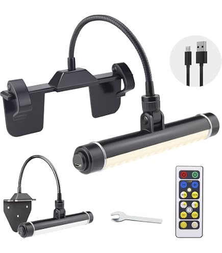 HONWELL Lampe Murale à Télécommande, tête d’éclairage rotative de 13 pouces avec 3 modes d HONWELL Lampe Murale à Télécommande, tête d’éclairage rotative de 13 pouces avec 3 modes d