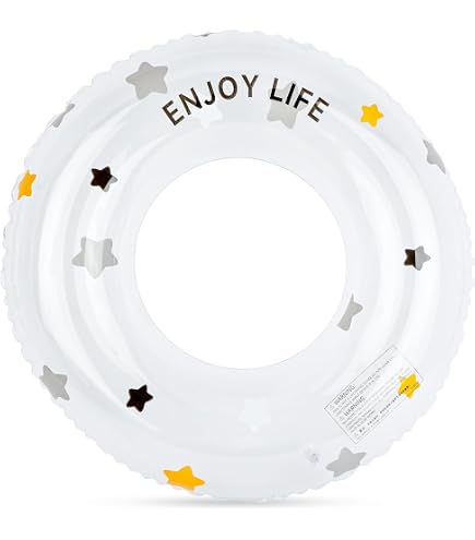 2 Bouées De Natation Com-four® Pour Enfants 3-6 Ans - Diamètre 61cm - Couleurs Vives