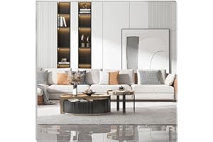 DRERIO Samoprzylepne szklane lustro HD, kwadratowe, samoprzylepne, duże szkło, bez ramy, lustro stołowe, do rękodzieła, kwadratowe, samoprzylepne lustro do domu, dekoracja, 30 x 30 cm