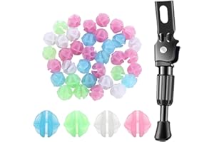 Zasjon Pata de Cabra Bicicleta Niño 12 Pulgadas Caballete Bicicleta con Reflectantes Cuentas de Radio Colorido, Antideslizante Caballete BIC Regulable Aparcabicicletas Infantil Bike Stand