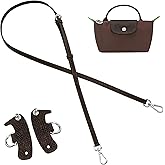 Jiesinlov Longchamp Le Pliage Mini Kılıfı i&ccedil;in Deri &Ccedil;anta Askıları D&ouml;n&uuml;ş&uuml;m Kiti, &Ccedil;anta Askısı Crossbody Ayarlanabilir Değişti