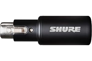 Shure MVX2U Gen 2 Digital Audio Interface – XLR‑till‑USB‑adapter för mikrofoner. För innehållsskapande och inspelning, digital ljudbearbetning, kompatibel med Mac och Windows, iOS och Android.