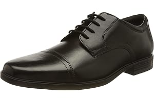 Clarks Mężczyźni Howard Cap Oxford Czapka, Czarny, 48 EU