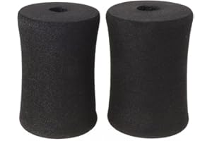 FEEGOW 2 almohadillas de espuma para pies, almohadillas de espuma para pies, rodillos de repuesto para extensión de piernas/banco de pesas/equipo de máquinas de ejercicio de gimnasio en casa