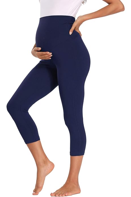 Belly Stretchy Workout Cropped Pants 