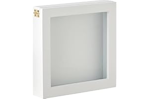 Lillian Rose US112 White Unity Sand Cerimony Shadow Box Frame, Vetro