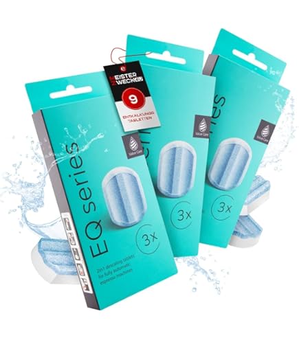 MEISTERZWECK4U Siemens TZ80002 Lot De 2 X 3 Tablettes Détartrantes - Compatible Avec EQ & Surpresso - Détartrage Et Nettoyage Pour Machines à Café, élimine Le Calcaire Et Protège