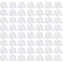 PATIKIL 15er-Set Acryl-Schokoladenbox-Halter – Runde Klare Abdeckungen 4x5,2 Cm Für Geschenkverpackung