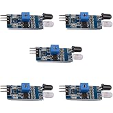 Youmile - 5 Pack Infrared Obstacle Avoidance Sensor Module for Arduino Smart Car Robot 3 Wires