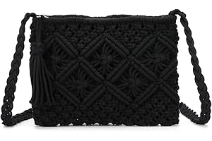 LHHMZ Women Handmade Straw Beach Crossbody Handbag Summer Beach Shoulder Bags Small Straw Clutch Phone Purse