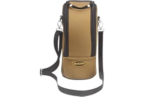 HOMYWORD DLD-K Gepolsterte Dicke, wasserfeste Objektivtasche für Protect DSLR-Kamera mit Schultergurt für Canon 70-200/2,8 / Nikon 70-200/2,8 (Khaki)