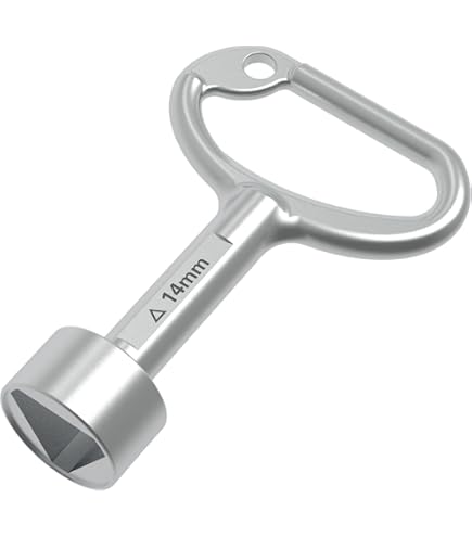 1 stuk/2 stuks driehoekige liftsleutel speciale liftdeursleutel lang 100 mm / 200 mm / 300 mm / 500 mm lift-speciale driehoekige sleutel (kleur: 200 mm, maat: 2 stuks
