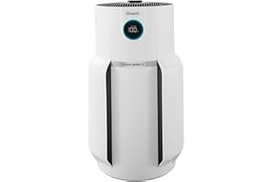 ‎SHARK Shark NeverChange do 5 lat oczyszczacz powietrza MAX, pokrywa do dużych pomieszczeń 130 m², filtr HEPA, żywotność 5 lat, wychwytuje 99,97% alergenów, tryb automatyczny, wyświetlacz LED, biały HP300EU