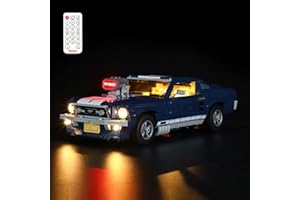 BRIKSMAX Kit d’éclairage à LED pour Lego Creator Expert Ford Mustang- Compatible avec Lego 10265 Blocs de Construction Modèle- Pas inclure l’Ensemble Lego…
