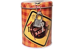 CHERIOLL Udo Schmidt - Salvadanaio in metallo con serratura