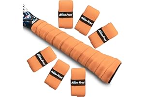 ‎ALIEN PROS Alien Pros Tennis Griffband (6/12/60 Griffe) - Vorgeschnittenes Tennis Griffband für ein leichtes Griffgefühl - Tennis Overgrip Griffband Tennisschläger - Bekleben Sie Ihren Schläger für höchste Leistungen (6/12/60 Griffe)