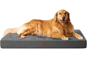 EHEYCIGA Mémoire de Forme Coussin pour Chien, Lit pour Chien Orthopédiques de Grande Taille et Doublure Imperméable, Matelas Chien Panier Chien Tapis pour Chien Lavable