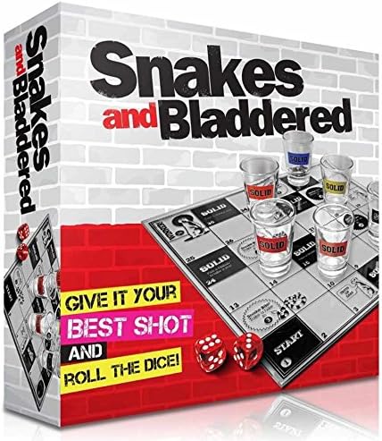 Snakes & Bladdered - Adults Funny Joke Drinking Game for Stag & Hen Party