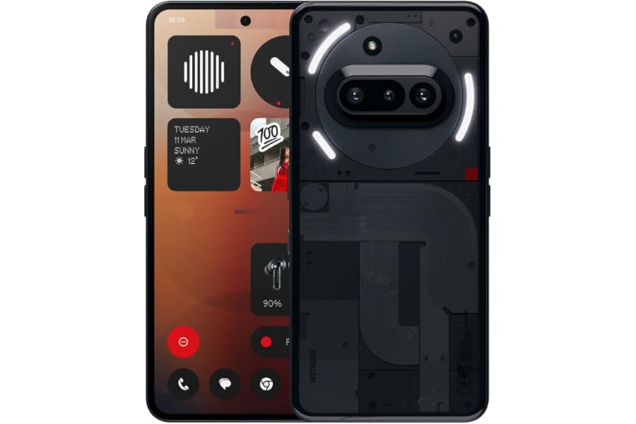 Nothing Phone (3a) (8 GB, 128 GB, Black) - International Version