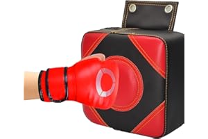 lcvtos Wand-Schlagpolster Boxen, Boxen Training PU Schlagpolster, Elastischer Schwamm, Fokus-Zielpolster, für Fitnessstudio, Boxtraining, Haushalt