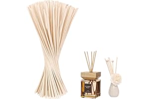 FortuneGlobe - Lote de 100 varillas difusoras de perfume, 30 x 3 mm, para cocina, baño, salón, aroma casa, difusor de perfume para casa, Batonnet, bastón Reed