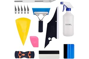 VBGURR Car Window Tint, Car Tool Kit, Window Tint Film for Car, Car Window Tint Kit Car Stuff for Wrapping Self-Adhesive Film