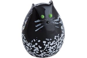 Caithness Glass U17060 Purrfect-Black & White Kitten, Multi Coloured, One Size