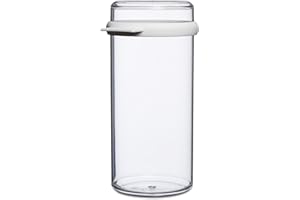Mepal - Caja para Bizcocho tostado Stora - Caja Hermética para Guardar Biscotes - Recipiente Hermético - Ideal para Guardar y Organizar en la Cocina - 1900 ml - Transparente y Blanco