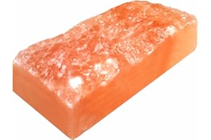 ‎SALNATURAL REINES BERGKRISTALLSALZ & MEHR SalNatural 10x Salzziegel 20x10x5 cm eine Seite rauh. Original Kristallsalz bekannt als Himalaysalz- Salt Range Punjab. Salzstein für Sauna, Salzräume, Salzwand, Sauna & Infrarotkabinen