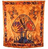 Neueste neue Mandala gedruckte ColorFull Königin Größe Wandbehang Tapisserie (92 / 82inches)