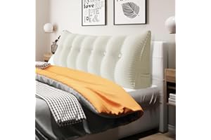 ‎RUCENER Rucener Großen Dreieckigen Kissen Hohen Rückenlehne Kissen Rückenlehne für Bett Rückenlehne Kissen Hohen Perfekt AlsKissen Zum Fernsehen und Lesen Gibt Es in Vielen Größen