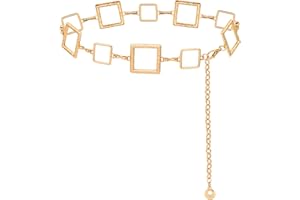 LIMHOO Metall Taille Ketten für Mode Damen Körper Gürtel Kette Gürtel für Kleid Vest Jeans