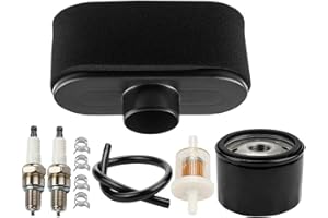 Hippotech Filtro aria e filtro olio con kit di messa a punto per Kawasaki FR651V FR691V FR730V FS481V FS541V FS600V FS651V FS691V FS730V Motore a 4 tempi John Deere Trattore tosaerba Gravely