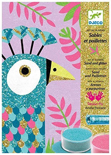 Book's Cover ofDjeco Sable Et Paillettes Oiseaux