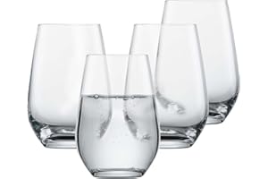 SCHOTT ZWIESEL tumblers universal Forté (set de 4), vasos versátiles, vasos de cristal Tritan aptos para lavavajillas, Fabricadas en Alemania (art. nº. 123931)