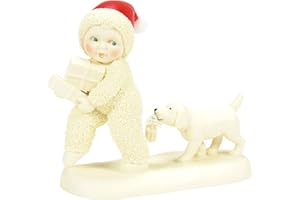 Department 56 Snowbabies Christmas Jubilee Puppy Parcels Figurine, 4.33 Inch, Multicolor