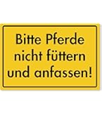 Melis-Folienwerkstatt Schild - Tiere Bitte Nicht Fu00fcttern - 30x20cm|Bohrlu00f6cher|3mm Hartschaum