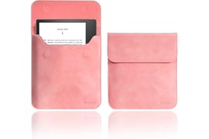 TiMOVO 7 Inch Sleeve Case, Compatible with All 7'' E-Reader Book (10th Gen. 2019/9th Gen. 2017) & Kobo Devices, Protective Sleeve Cover Pouch Bag Carrying Case for eReader, Pink