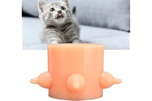 BAOFUYA Alimentador de Leche para Mascotas, Tazón de Leche con Burbujas Alimentador de Cachorros Alimentador de Leche para Cachorros Estación de Enfermería para Cachorros Alimentador de Diseño Anticólico